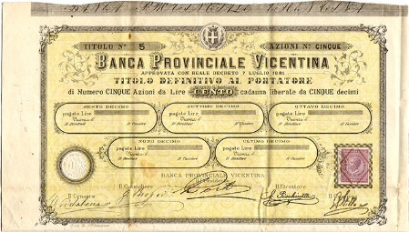 Banca Provinciale Vicentina Banca Provinciale Vicentina