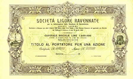 Società Ligure Ravennate per la Fabbricazione di Zucchero di BarbabietolaSocietà Ligure Ravennate per la Fabbricazione di Zucchero di Barbabietola Società Ligure Ravennate per la Fabbricazione di Zucchero di Barbabietola