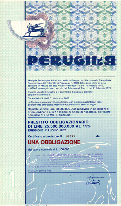 15% Perugina S.p.A.