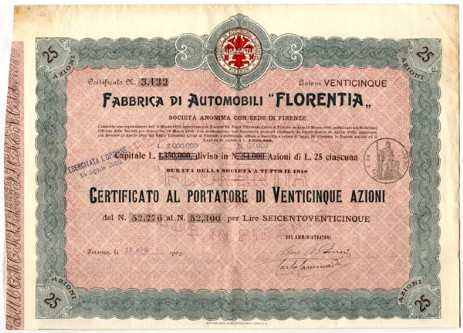 Fabbrica di Automobili “Florentia”