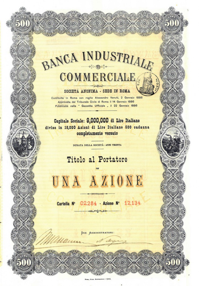 Banca Industriale e Commerciale Banca Industriale e Commerciale