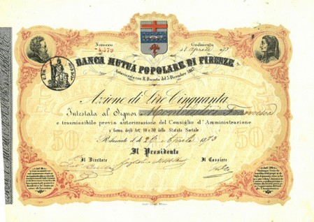 Banca Mutua Popolare di Firenze Banca Mutua Popolare di Firenze