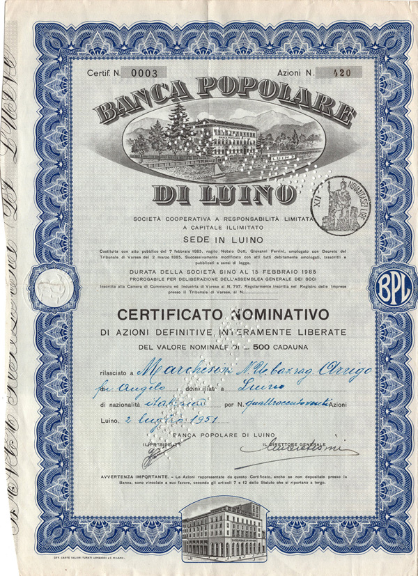 Banca Popolare di Luino Banca Popolare di Luino