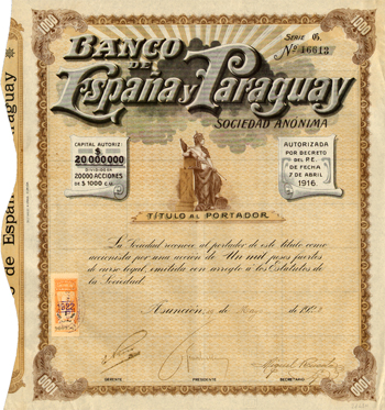 Banco de Espana y Paraguay Banco de Espana y Paraguay