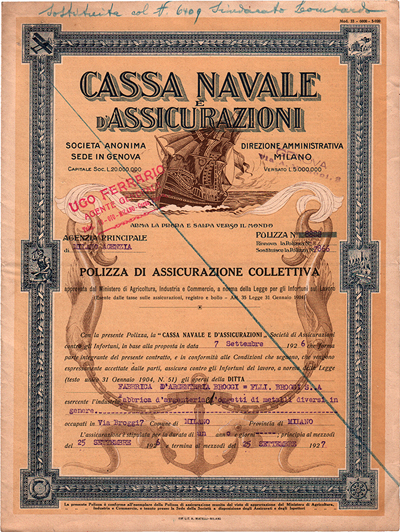Cassa Navale e d’Assicurazioni Cassa Navale e d’Assicurazioni