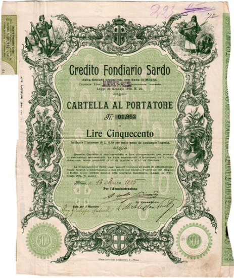 4,50% Credito Fondiario Sardo 4,50% Credito Fondiario Sardo