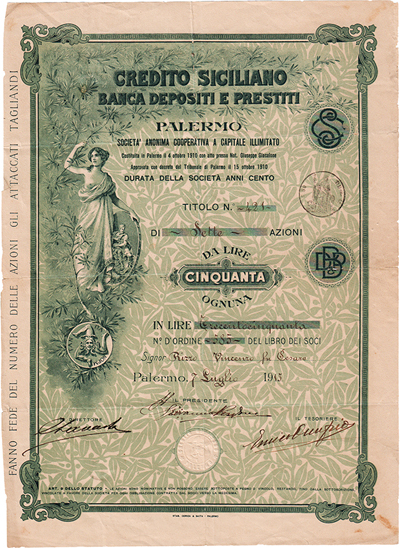 Credito Siciliano - Banca Depositi e Prestiti