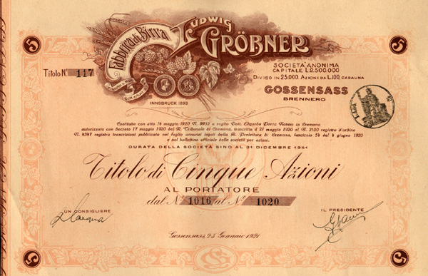 Fabbrica di Birra Ludwig Gröbner