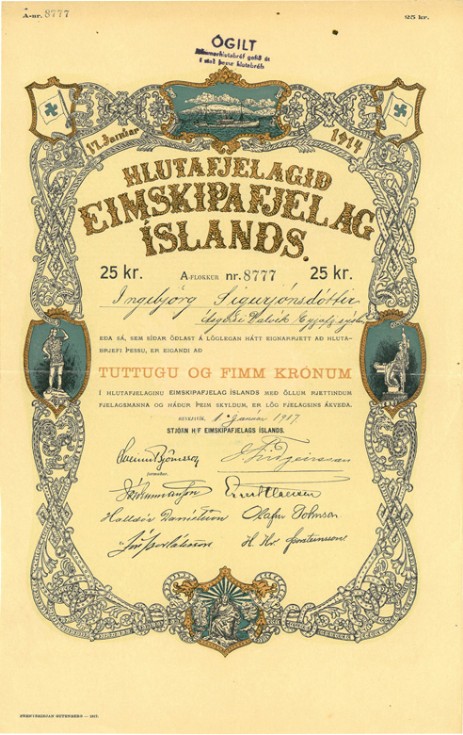 Hlutafjelagid Eimskipafjelag Islands