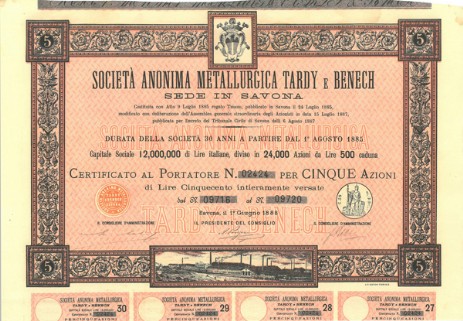 Società Anonima Metallurgica Tardy e Benech Società Anonima Metallurgica Tardy e Benech