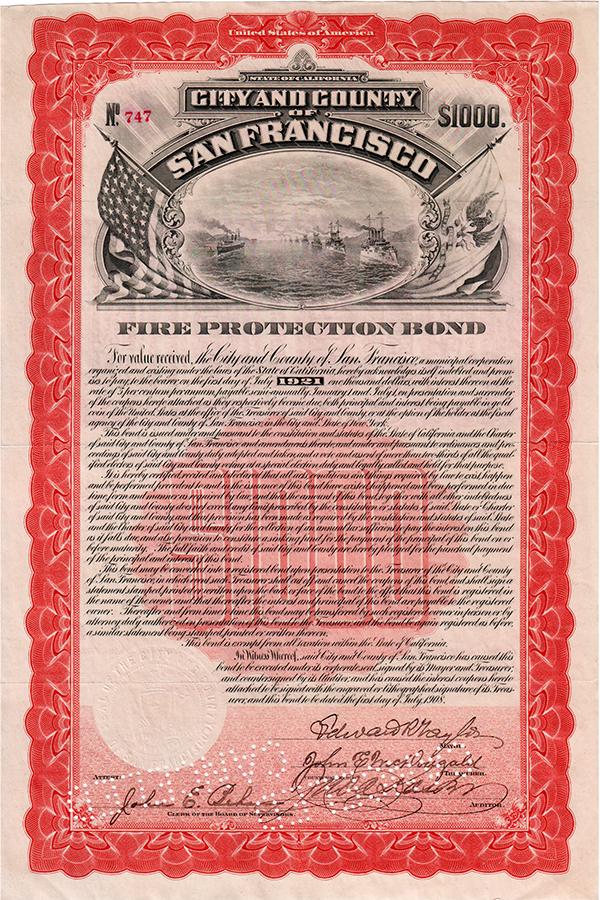 5% City and County of San Francisco - Fire Protection Bond 5% City and County of San Francisco - Fire Protection Bond