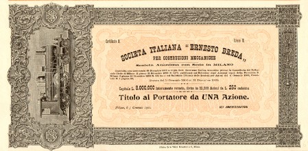 Società Italiana “Ernesto Breda” per Costruzioni Meccaniche Società Italiana “Ernesto Breda” per Costruzioni Meccaniche
