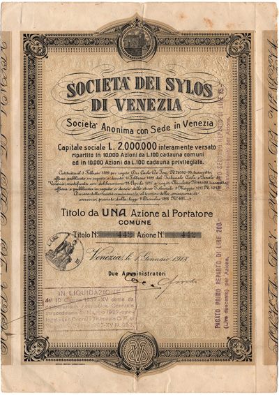 Società dei Sylos di Venezia Società dei Sylos di Venezia