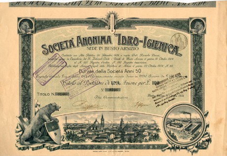 Società Anonima Idro-Igienica Società Anonima Idro-Igienica