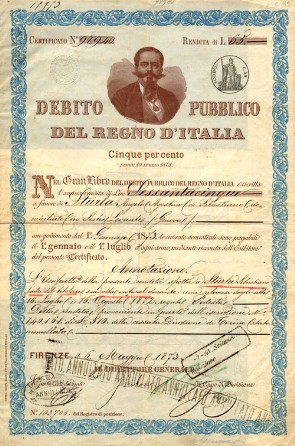 Consolidato Cinque per cento Consolidato Cinque per cento
