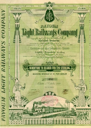 4% Fayoum Light Railways Company 4% Fayoum Light Railways Company