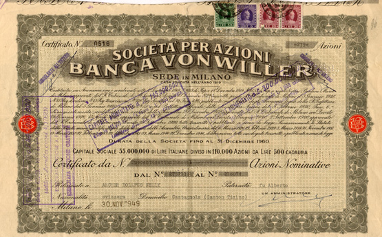 Banca Vonwiller Vonwiller
