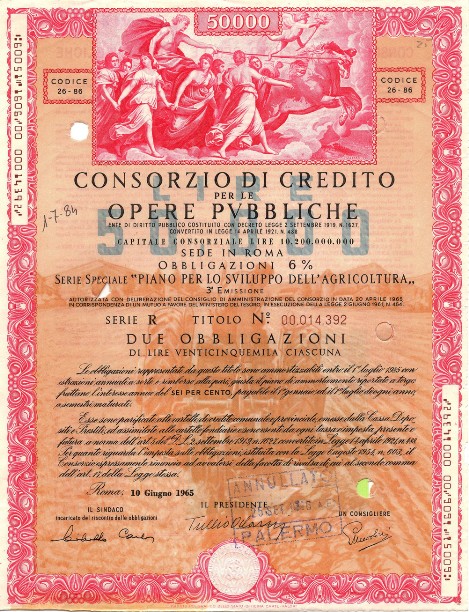 Consorzio di credito opere pubbliche