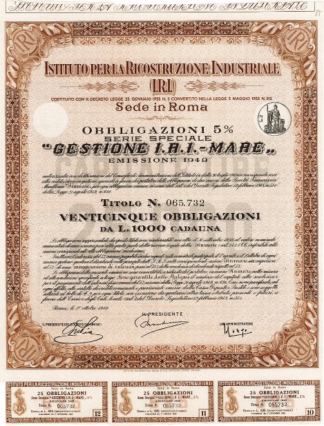Gestione mare IRI Gestione mare IRI