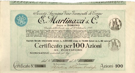 E. Martinazzi & C. - Società Anonima Vino-Vermouth di Torino