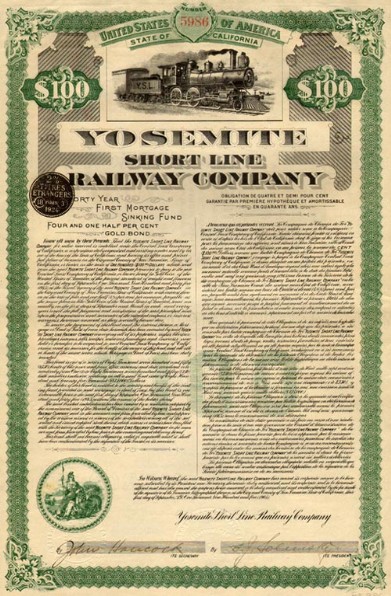 4,5% Yosemite Short Line Railway Company